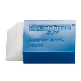 Radiergummi R20 36/44x24x11,5mm weiß Kunststoff Edding 4-R20 Produktbild