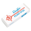 Radiergummi PLAST 65x21x12mm transparent Kunststoff Läufer 01200 Produktbild