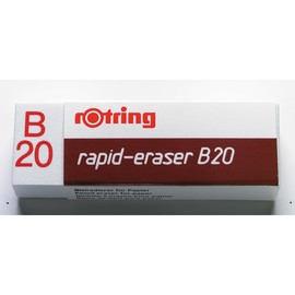 Radiergummi B20 65x21x11mm weiß Kautschuk Rotring S0194570 Produktbild