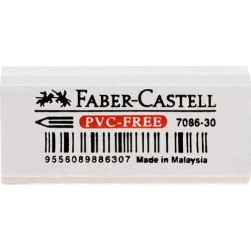 Radiergummi 7086-30 42x19x12mm weiß Kunststoff Faber Castell 188730 Produktbild Additional View 1 L