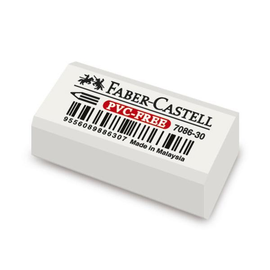 Radiergummi 7086-30 42x19x12mm weiß Kunststoff Faber Castell 188730 Produktbild