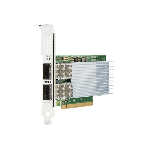 HPE Intel E810-CQDA2 - Netzwerkadapter - PCIe 4.0 x16 Produktbild Front View L