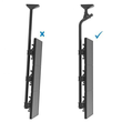 Hagor CPS - pole 2250mm for multiscreen installation Produktbild Additional View 3 S