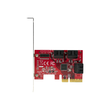 StarTech.com PCIe SATA Controller Karte - 6 Port SATA 3 Erweiterungskarte/Kontroller - 6Gbit/s - Produktbild