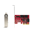 StarTech.com PCIe SATA Controller Karte - 6 Port SATA 3 Erweiterungskarte/Kontroller - 6Gbit/s - Produktbild Additional View 2 S