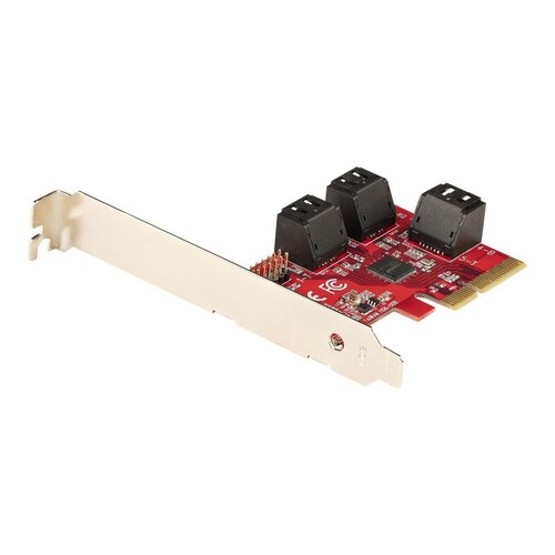 StarTech.com PCIe SATA Controller Karte - 6 Port SATA 3 Erweiterungskarte/Kontroller - 6Gbit/s - Produktbild Additional View 3 L