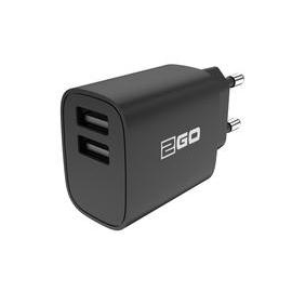 2GO Dual-USB Homecharger 2A - Netzteil - 2 A - 2 Ausgabeanschlussstellen (USB) Produktbild