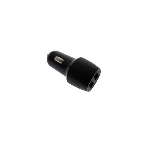 2GO Dual-USB Carcharger 2A - Auto-Netzteil - 2 A - 2 Ausgabeanschlussstellen (USB) Produktbild Front View L