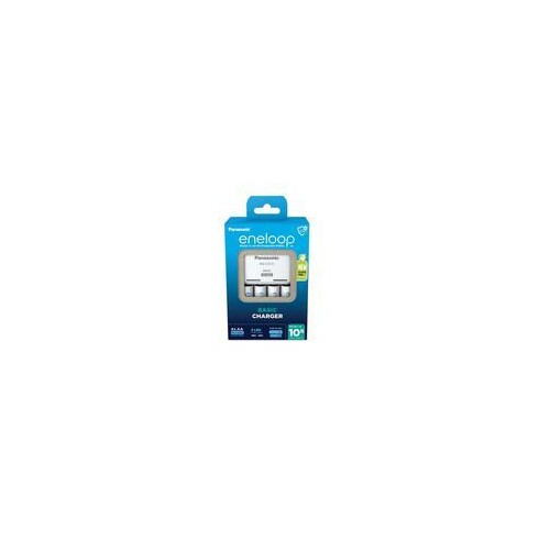 Panasonic eneloop Basic BQ-CC51 - Batterieladegerät - (für 4xAA/AAA) Produktbild Front View L