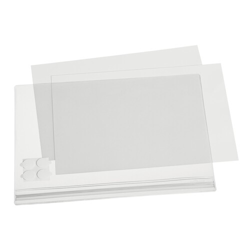 Plakattasche DIN A4 selbstklebend wasserdicht transparent Durable 501619 247x325x0,6mm (PACK=5 STÜCK) Produktbild Additional View 1 L