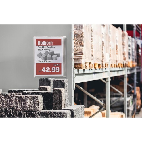 Plakattasche DIN A3 selbstklebend wasserdicht transparent Durable 501719 335x445x0,6mm (PACK=5 STÜCK) Produktbild Additional View 4 L