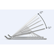 Laptop Ständer FOLD bis 15 Zoll silber Aluminium Durable 505123 Produktbild Additional View 2 S