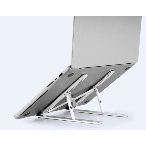 Laptop Ständer FOLD bis 15 Zoll silber Aluminium Durable 505123 Produktbild Additional View 3 L