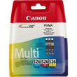 Canon CLI-526 C/M/Y Multi pack - 3er-Pack - Gelb, Cyan, Magenta Produktbild