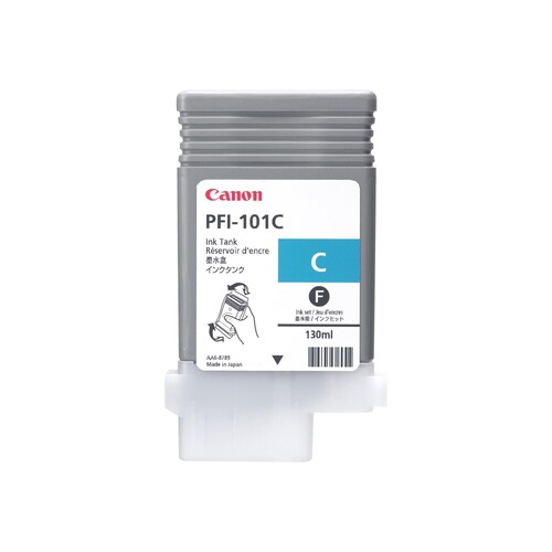 Canon LUCIA PFI-101 C - 130 ml - Cyan - Original Produktbild Front View L