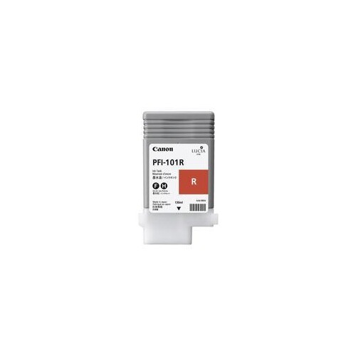Canon LUCIA PFI-101 R - 130 ml - Rot - Original Produktbild Front View L