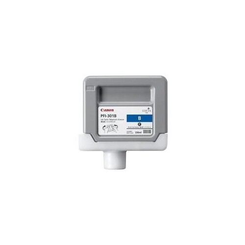 Canon LUCIA PFI-301 B - 330 ml - Blau - Original Produktbild Front View L