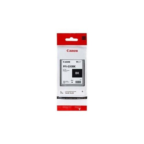 Canon PFI-030BK - 55 ml - Schwarz - Original Produktbild Front View L