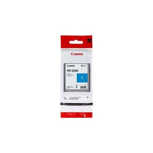 Canon PFI-030C - 55 ml - Cyan - Original - Tintenbehälter Produktbild Front View L