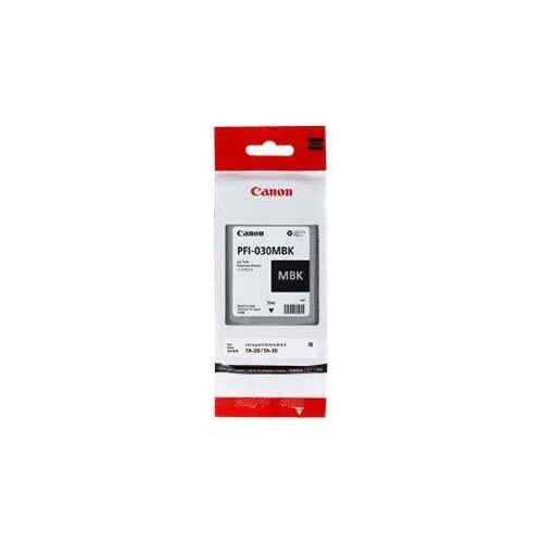 Canon PFI-030MBK - 55 ml - mattschwarz - Original Produktbild Front View L