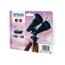 Epson 502 Multipack - 4er-Pack - Schwarz, Gelb, Cyan, Magenta Produktbild