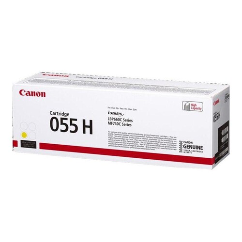 Canon 055 H - Mit hoher Kapazität - Gelb - Original Produktbild Additional View 1 L