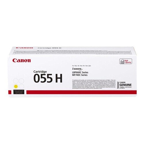 Canon 055 H - Mit hoher Kapazität - Gelb - Original Produktbild Additional View 2 L