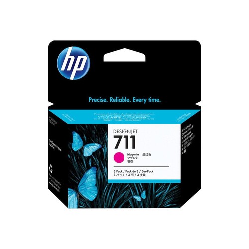 HP 711 - 3er-Pack - 29 ml - Magenta - Original Produktbild Additional View 1 L