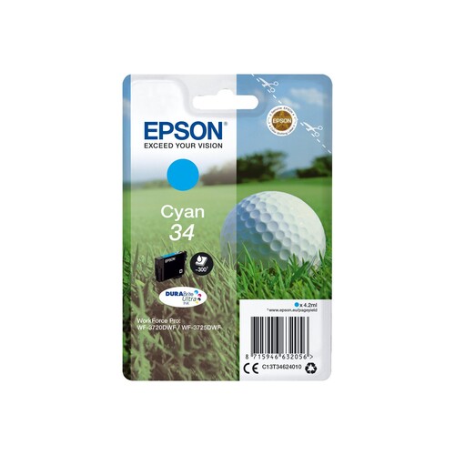 Epson 34 - 4.2 ml - Cyan - Original - Tintenpatrone Produktbild