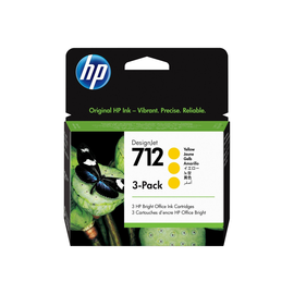 HP 712 - 3er-Pack - 29 ml - Gelb - Original - DesignJet Produktbild