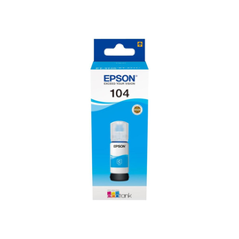 Tintenflasche 104 für Epson EcoTank ET-2710/2720/4700 65ml cyan Epson C13T00P240 Produktbild
