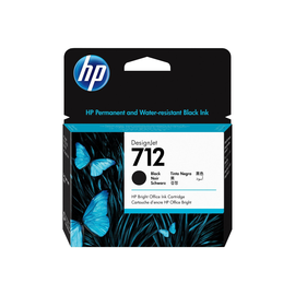 HP 712 - 80 ml - Schwarz - Original - DesignJet Produktbild