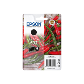 Epson 503 - 4.6 ml - Schwarz - original - Blisterverpackung Produktbild