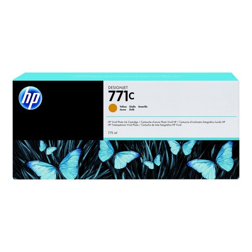 HP 771C - 775 ml - Gelb - Original - Tintenpatrone Produktbild Additional View 1 L