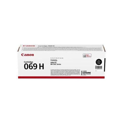 Canon 069H - Hohe Ergiebigkeit - Schwarz - original Produktbild Front View L