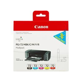 Canon PGI-72 MBK/C/M/Y/R Multipack - 5er-Pack Produktbild