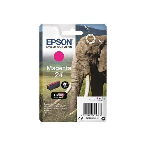 Epson 24 - 4.6 ml - Magenta - Original - Tintenpatrone Produktbild Additional View 1 L