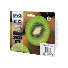 Epson Multipack 202 - 5er-Pack - Schwarz, Gelb, Cyan, Magenta, Photo schwarz Produktbild