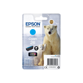 Epson 26 - 4.5 ml - Cyan - Original - Blister mit RF- / aktustischem Alarmsignal Produktbild