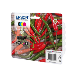 Epson 503 Multipack - 4er-Pack - Schwarz, Gelb, Cyan, Magenta Produktbild