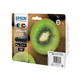 Epson 202 Multipack - 5er-Pack - Schwarz, Gelb, Cyan, Magenta, Photo schwarz Produktbild