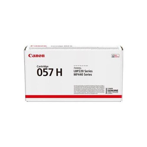 Canon 057 H - Mit hoher Kapazität - Schwarz - original Produktbild Front View L