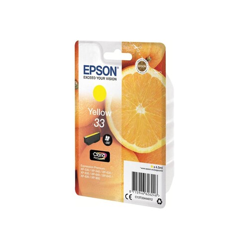 Epson 33 - 4.5 ml - Gelb - Original - Blisterverpackung Produktbild Additional View 1 L