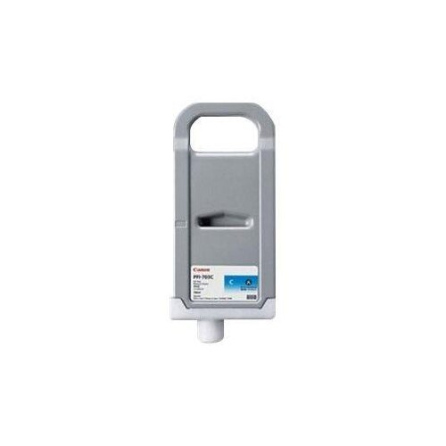 Canon PFI-703 C - 700 ml - Cyan - Original - Tintenbehälter Produktbild Front View L
