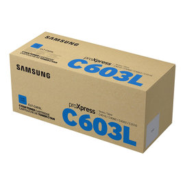 HP Samsung CLT-C603L - Hohe Ergiebigkeit - Cyan - Original - Tonerpatrone (SU080A) Produktbild