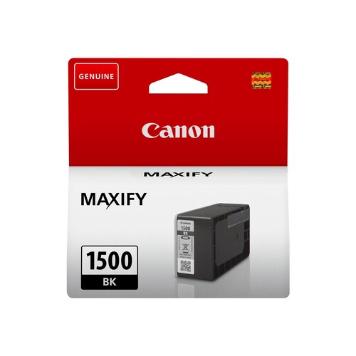Canon PGI-1500 BK - 12.4 ml - Schwarz - Original Produktbild Front View L