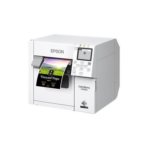 Epson ColorWorks CW-C4000E (BK) - Etikettendrucker - Farbe - Tintenstrahl - Rolle (10,2 cm) Produktbild Additional View 1 L