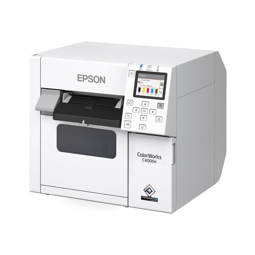 Epson ColorWorks CW-C4000E (BK) - Etikettendrucker - Farbe - Tintenstrahl - Rolle (10,2 cm) Produktbild Additional View 4 L
