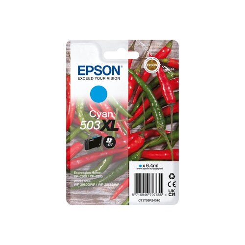 Epson 503XL - 6.4 ml - Cyan - original - Blisterverpackung Produktbild Front View L
