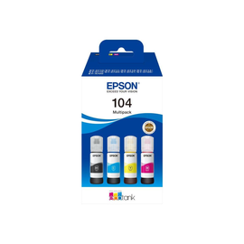 Epson EcoTank 104 - 4er-Pack - Schwarz, Gelb, Cyan, Magenta Produktbild